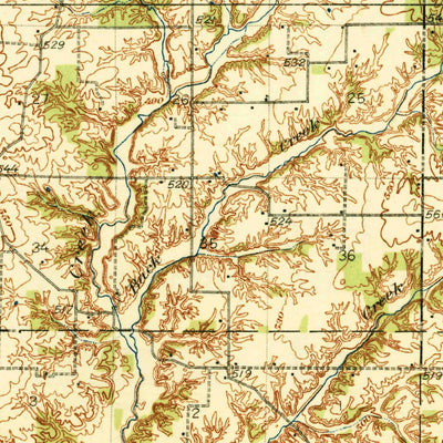 United States Geological Survey Nashville, IL (1936, 62500-Scale) digital map