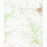 United States Geological Survey Nashville, IL (1974, 24000-Scale) digital map