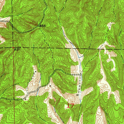 United States Geological Survey Nashville, IN (1947, 24000-Scale) digital map