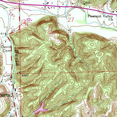 United States Geological Survey Nashville, IN (1961, 24000-Scale) digital map