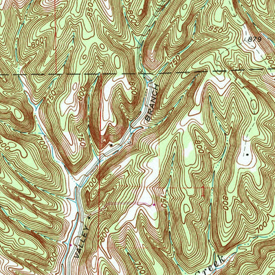 United States Geological Survey Nashville, IN (1961, 24000-Scale) digital map