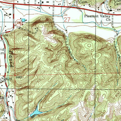 United States Geological Survey Nashville, IN (1998, 24000-Scale) digital map