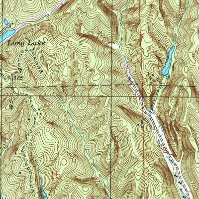 United States Geological Survey Nashville, IN (1998, 24000-Scale) digital map