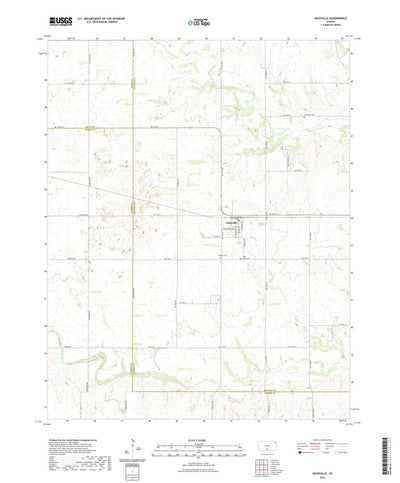 United States Geological Survey Nashville, KS (2022, 24000-Scale) digital map