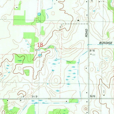 United States Geological Survey Nashville, MI (1981, 24000-Scale) digital map