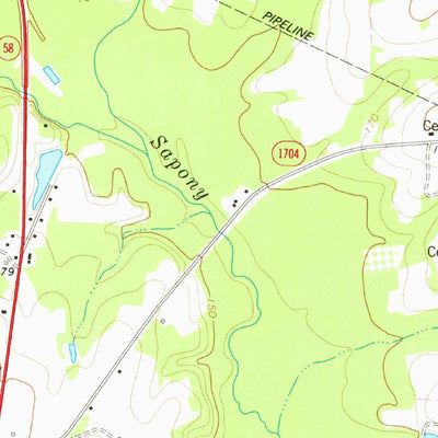 United States Geological Survey Nashville, NC (1977, 24000-Scale) digital map