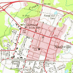 United States Geological Survey Nashville, NC (1977, 24000-Scale) digital map
