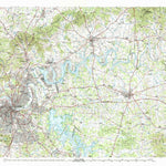 United States Geological Survey Nashville, TN (1984, 100000-Scale) digital map