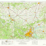 United States Geological Survey Nashville, TN-KY (1956, 250000-Scale) digital map