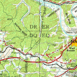 United States Geological Survey Nashville, TN-KY (1956, 250000-Scale) digital map
