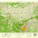 United States Geological Survey Nashville, TN-KY (1959, 250000-Scale) digital map