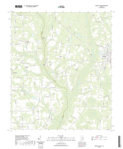 United States Geological Survey Nashville West, GA (2020, 24000-Scale) digital map