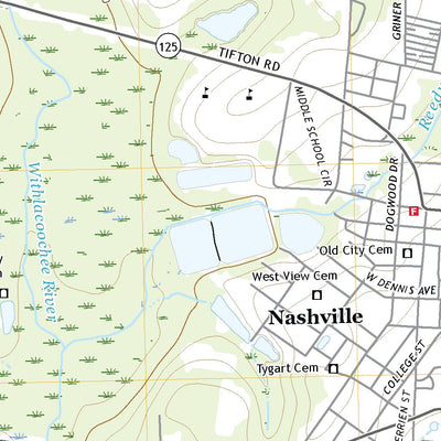 United States Geological Survey Nashville West, GA (2020, 24000-Scale) digital map
