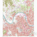 United States Geological Survey Nashville West, TN (1968, 24000-Scale) digital map