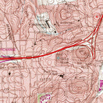 United States Geological Survey Nashville West, TN (1968, 24000-Scale) digital map