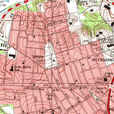 United States Geological Survey Nashville West, TN (1997, 24000-Scale) digital map