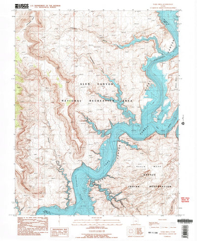United States Geological Survey Nasja Mesa, UT (1987, 24000-Scale) digital map