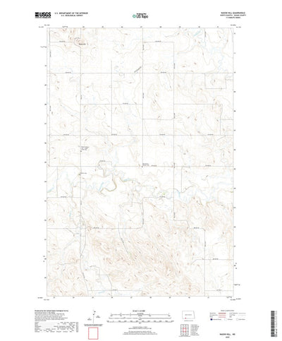 United States Geological Survey Nason Hill, ND (2020, 24000-Scale) digital map