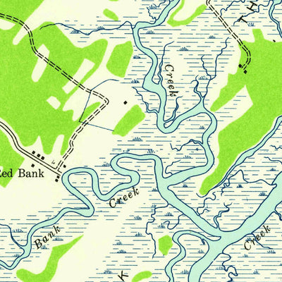 United States Geological Survey Nassawadox, VA (1942, 24000-Scale) digital map