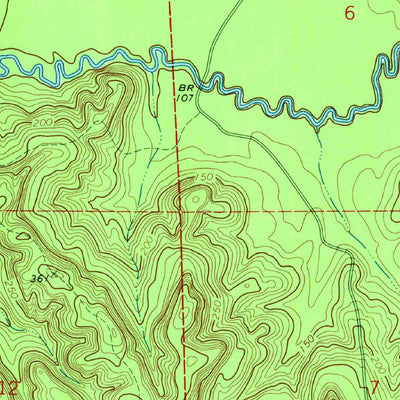 United States Geological Survey Natchez, AL (1972, 24000-Scale) digital map