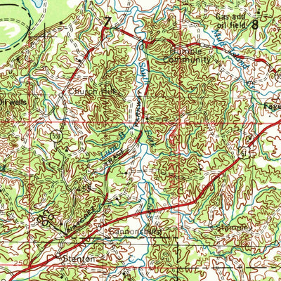 United States Geological Survey Natchez, MS-LA (1953, 250000-Scale) digital map