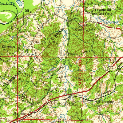 United States Geological Survey Natchez, MS-LA (1959, 250000-Scale) digital map