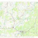 United States Geological Survey Natchez, MS-LA (1984, 100000-Scale) digital map