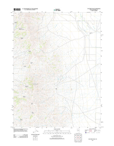 United States Geological Survey Natchez Pass, NV (2011, 24000-Scale) digital map