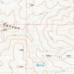 United States Geological Survey Natchez Spring, NV (1981, 24000-Scale) digital map