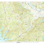 United States Geological Survey Natchitoches, LA-TX (1986, 100000-Scale) digital map