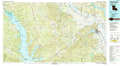 United States Geological Survey Natchitoches, LA-TX (1986, 100000-Scale) digital map