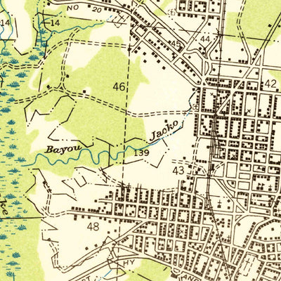 United States Geological Survey Natchitoches North, LA (1937, 31680-Scale) digital map