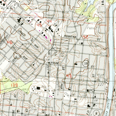 United States Geological Survey Natchitoches North, LA (1983, 24000-Scale) digital map