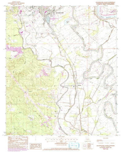 United States Geological Survey Natchitoches South, LA (1983, 24000-Scale) digital map