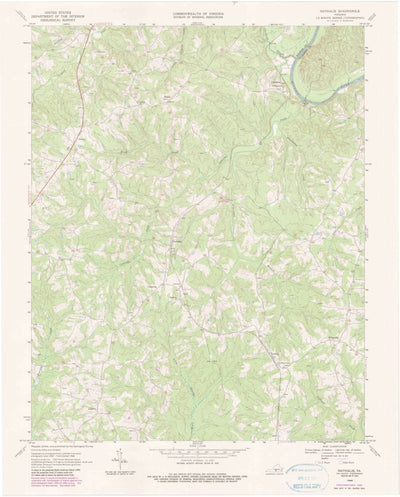 United States Geological Survey Nathalie, VA (1968, 24000-Scale) digital map