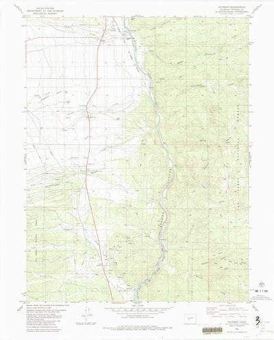 United States Geological Survey Nathrop, CO (1983, 24000-Scale) digital map