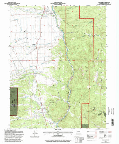 United States Geological Survey Nathrop, CO (1994, 24000-Scale) digital map
