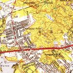 United States Geological Survey Natick, MA (1950, 31680-Scale) digital map