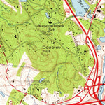 United States Geological Survey Natick, MA (1958, 24000-Scale) digital map
