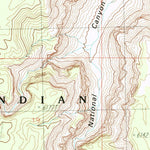 United States Geological Survey National Canyon SW, AZ (1988, 24000-Scale) digital map