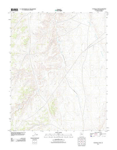United States Geological Survey National Tank, AZ (2011, 24000-Scale) digital map