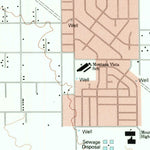 United States Geological Survey Nations South Well, TX (1995, 24000-Scale) digital map