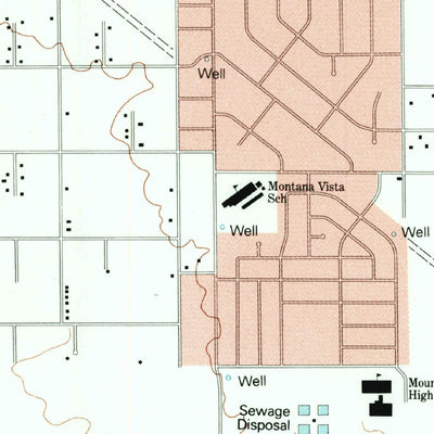 United States Geological Survey Nations South Well, TX (1995, 24000-Scale) digital map