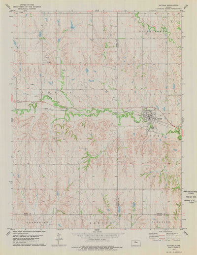 United States Geological Survey Natoma, KS (1978, 24000-Scale) digital map