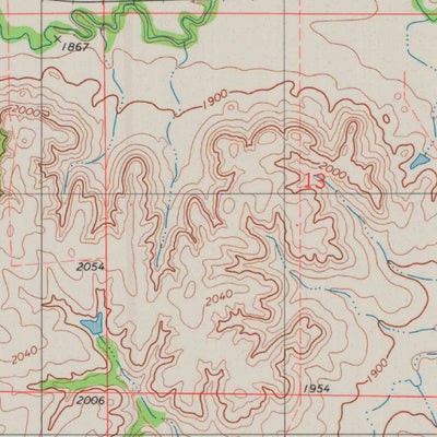United States Geological Survey Natoma, KS (1978, 24000-Scale) digital map