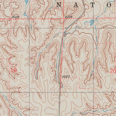 United States Geological Survey Natoma, KS (1978, 24000-Scale) digital map
