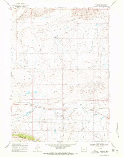 United States Geological Survey Natrona, WY (1968, 24000-Scale) digital map