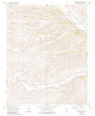 United States Geological Survey Nattrass Valley, CA (1967, 24000-Scale) digital map