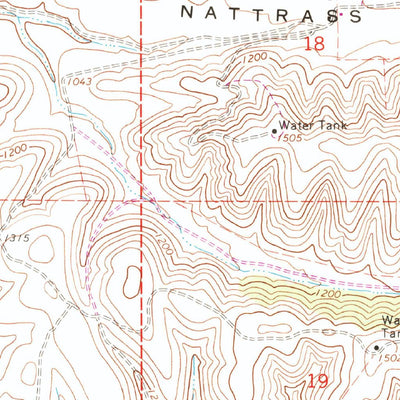 United States Geological Survey Nattrass Valley, CA (1967, 24000-Scale) digital map