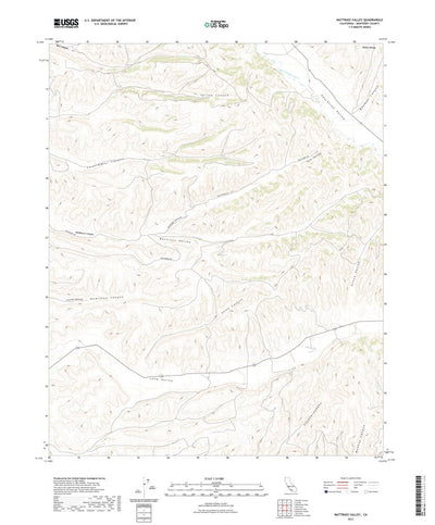 United States Geological Survey Nattrass Valley, CA (2021, 24000-Scale) digital map